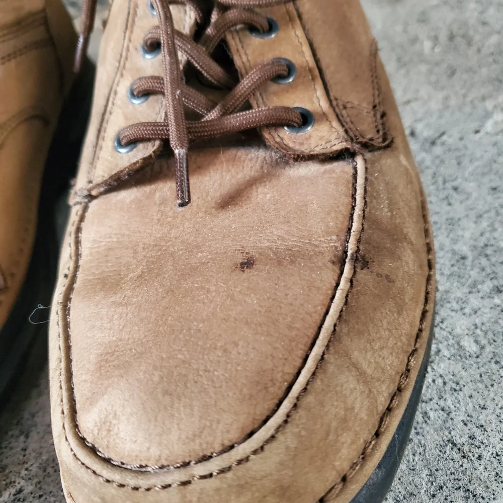 Wonderlite Men's Vinnie Leather Oxford Tan size 12